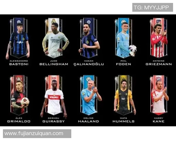 环足奖年度最佳前锋候选名单揭晓哈兰德姆巴佩亚马尔争夺殊荣